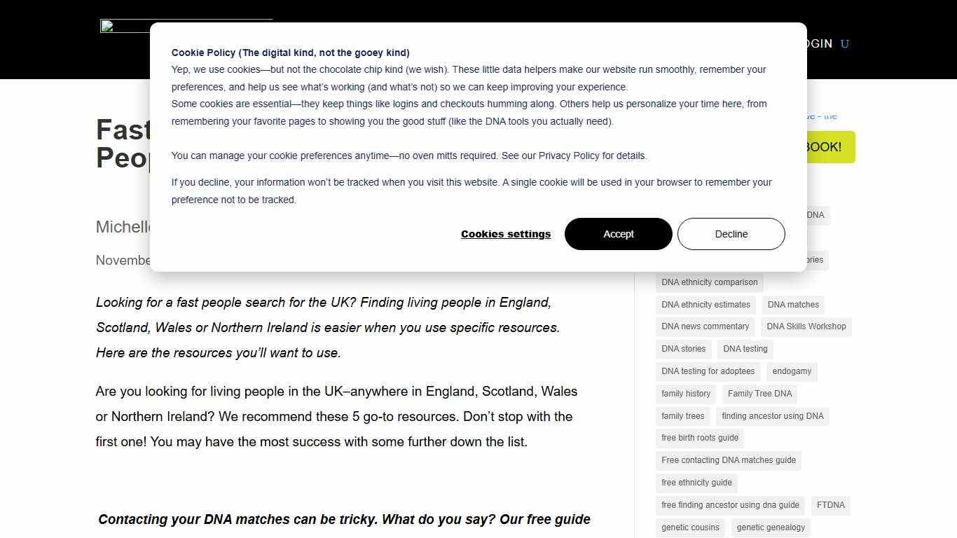 Fast People Search | UK: Find Living People - Your DNA Guide - Diahan Southard